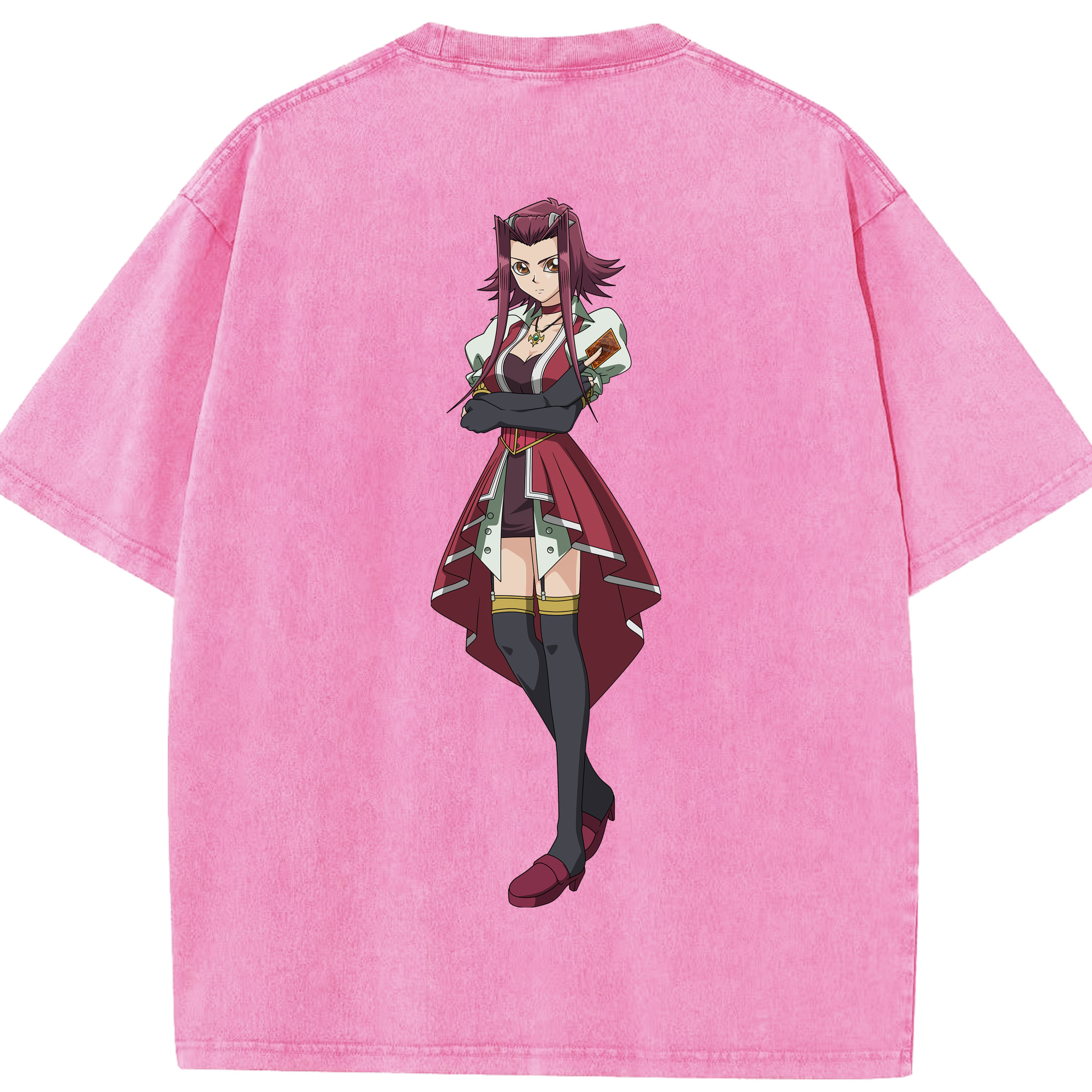 （画像用） 遊☆戯☆王 Yu-Gi-Oh! 綿100% ヴィンテージ風 半袖Tシャツ（背面プリント）